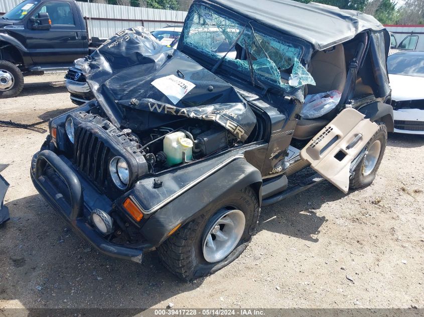 2001 Jeep Wrangler Sport VIN: 1J4FA49S91P308077 Lot: 39417228