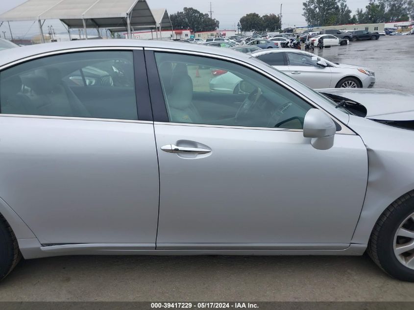 2008 Lexus Es 350 VIN: JTHBJ46G582258627 Lot: 39417229