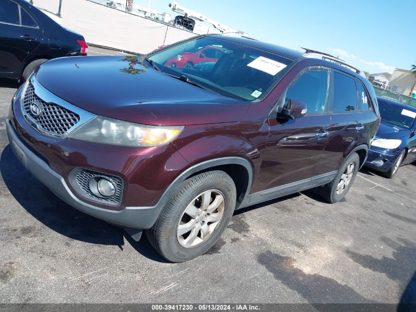 2011 Kia Sorento Lx VIN: 5XYKT4A11BG019488 Lot: 39417230