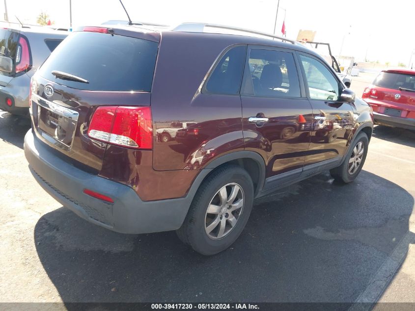 2011 Kia Sorento Lx VIN: 5XYKT4A11BG019488 Lot: 39417230