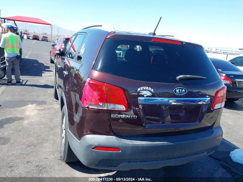 2011 Kia Sorento Lx VIN: 5XYKT4A11BG019488 Lot: 39417230