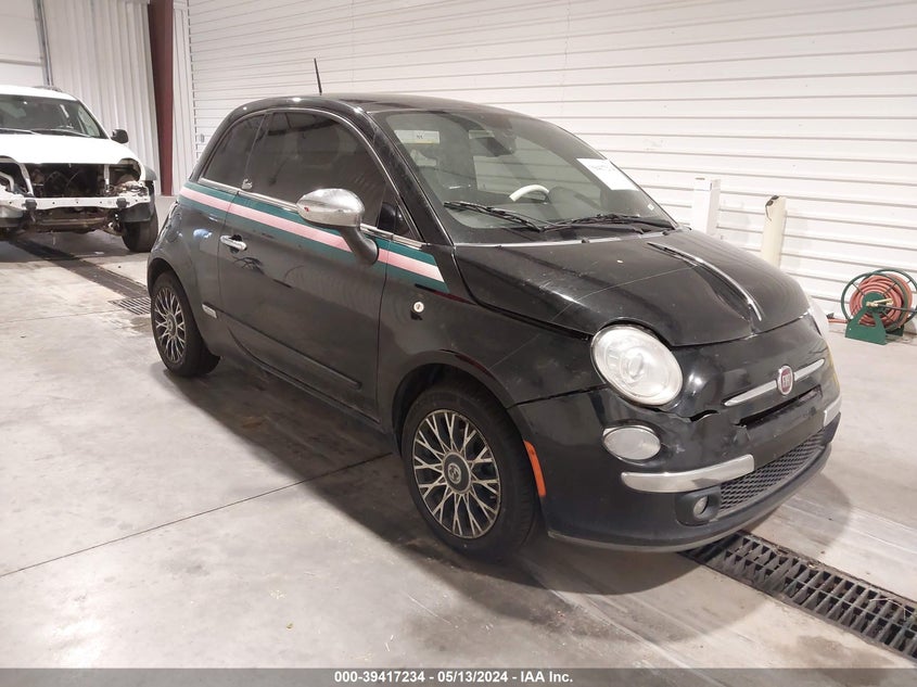 2013 Fiat 500 Gucci VIN: 3C3CFFCR5DT693010 Lot: 39417234