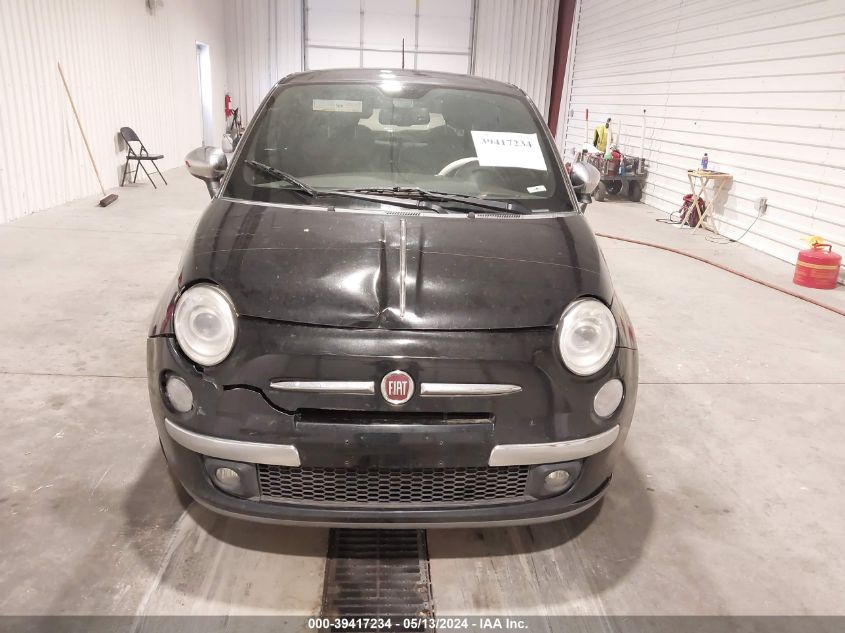 2013 Fiat 500 Gucci VIN: 3C3CFFCR5DT693010 Lot: 39417234