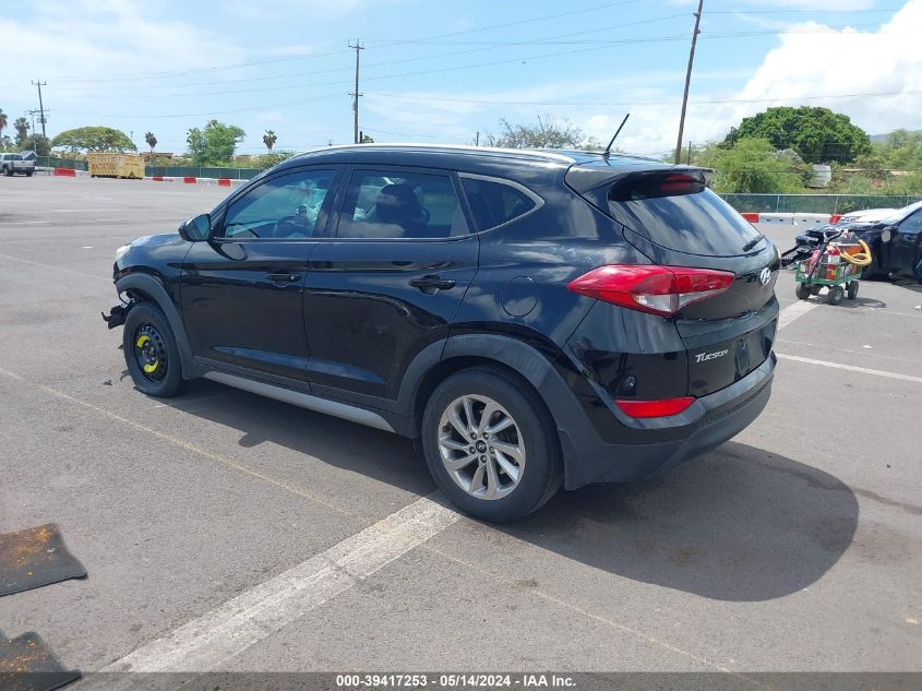 2017 Hyundai Tucson Se VIN: KM8J33A4XHU306170 Lot: 39417253