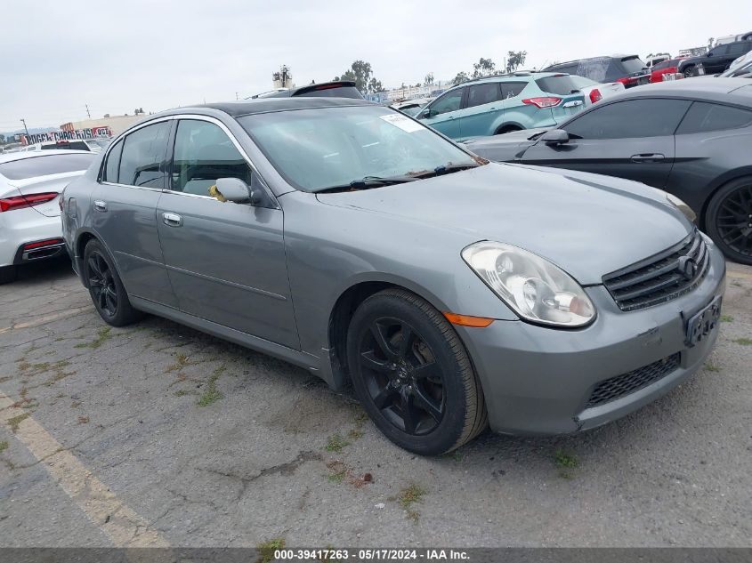 2006 Infiniti G35 VIN: JNKCV51E36M518173 Lot: 39417263