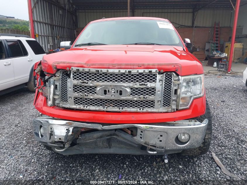 2012 Ford F-150 Lariat VIN: 1FTFW1ET9CFB09592 Lot: 39417277