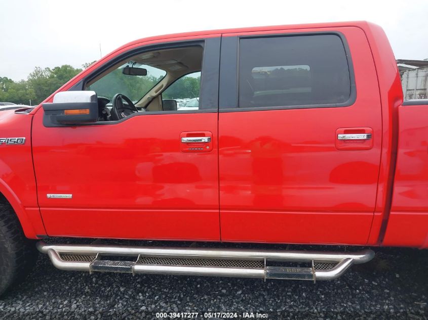 2012 Ford F-150 Lariat VIN: 1FTFW1ET9CFB09592 Lot: 39417277