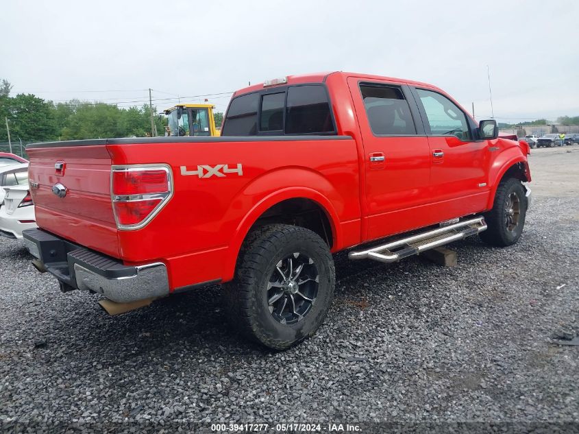 2012 Ford F-150 Lariat VIN: 1FTFW1ET9CFB09592 Lot: 39417277