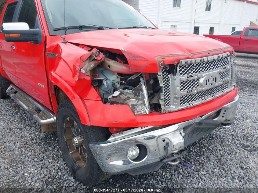 2012 Ford F-150 Lariat VIN: 1FTFW1ET9CFB09592 Lot: 39417277