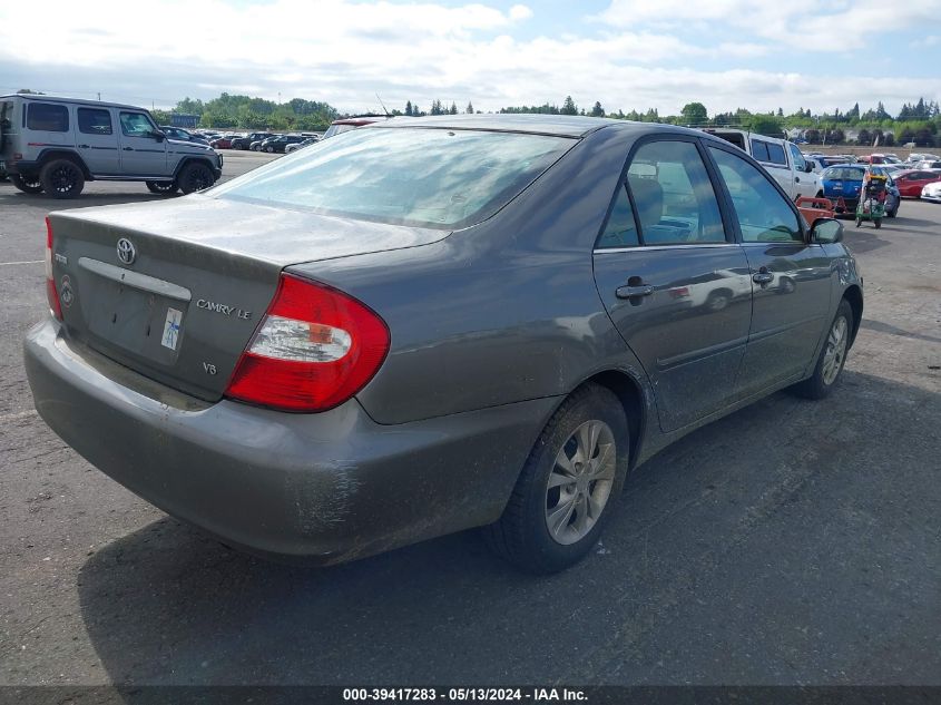 2004 Toyota Camry Le V6 VIN: 4T1BF30K64U570265 Lot: 39417283