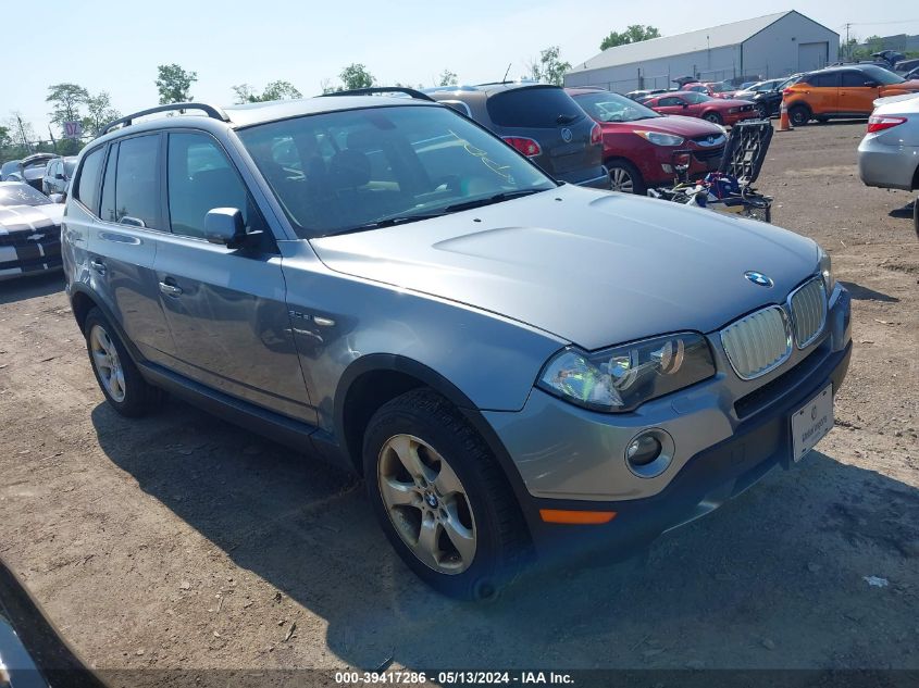 2007 BMW X3 3.0Si VIN: WBXPC934X7WJ00304 Lot: 39417286