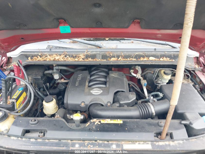 2004 Nissan Titan Se VIN: 1N6AA06B44N581213 Lot: 39417287