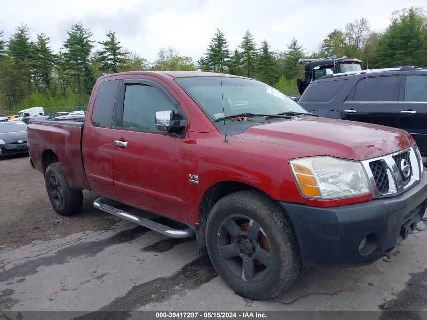 2004 Nissan Titan Se VIN: 1N6AA06B44N581213 Lot: 39417287