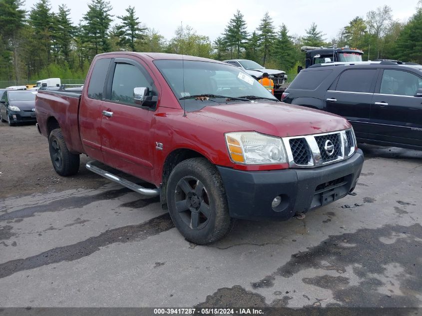 2004 Nissan Titan Se VIN: 1N6AA06B44N581213 Lot: 39417287