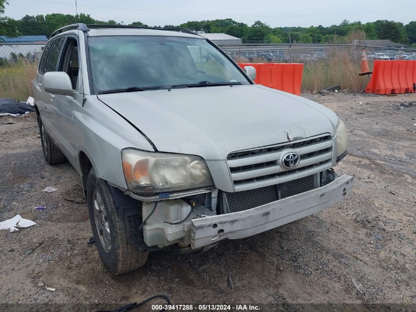 2006 Toyota Highlander V6 VIN: JTEGP21A360092321 Lot: 39417288