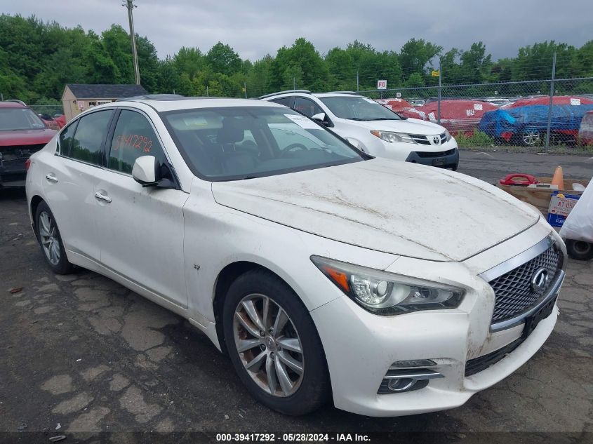 2014 Infiniti Q50 Premium/Sport VIN: JN1BV7AR8EM696321 Lot: 39417292