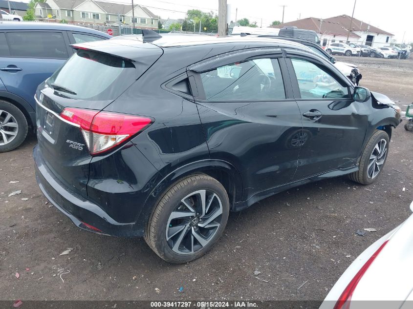 VIN 3CZRU6H12KG727807 2019 HONDA HR-V no.4