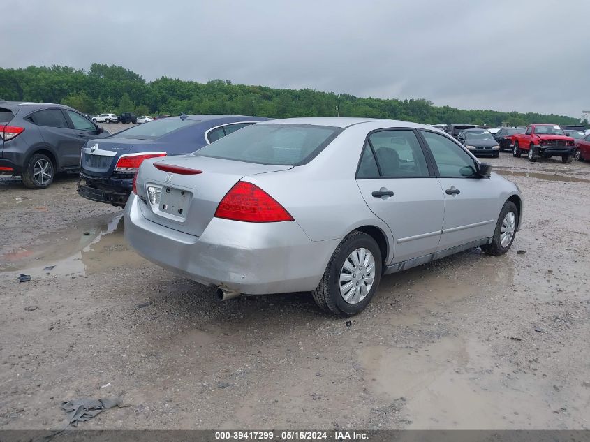 2006 Honda Accord 2.4 Vp VIN: 1HGCM55166A051684 Lot: 39417299