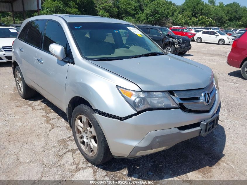 2007 Acura Mdx Technology Package VIN: 2HNYD28317H511203 Lot: 39417301