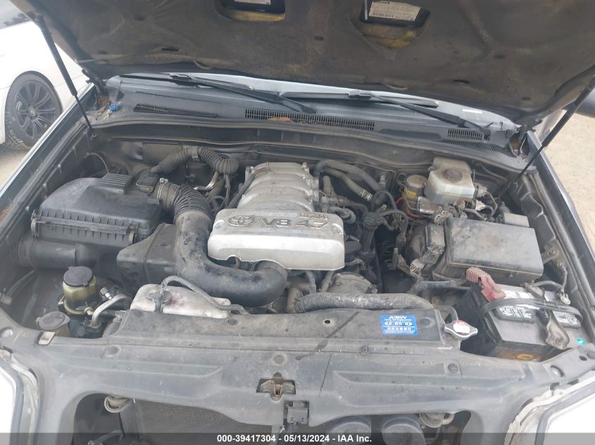 2003 Toyota 4Runner Limited V8 VIN: JTEBT17R630017878 Lot: 39417304