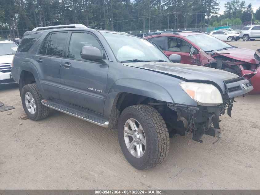 2003 Toyota 4Runner Limited V8 VIN: JTEBT17R630017878 Lot: 39417304