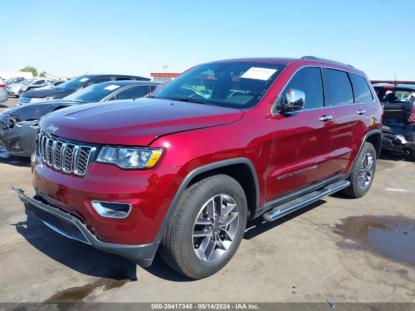 2022 Jeep Grand Cherokee Wk Limited 4X2 VIN: 1C4RJEBG4NC127920 Lot: 39417345