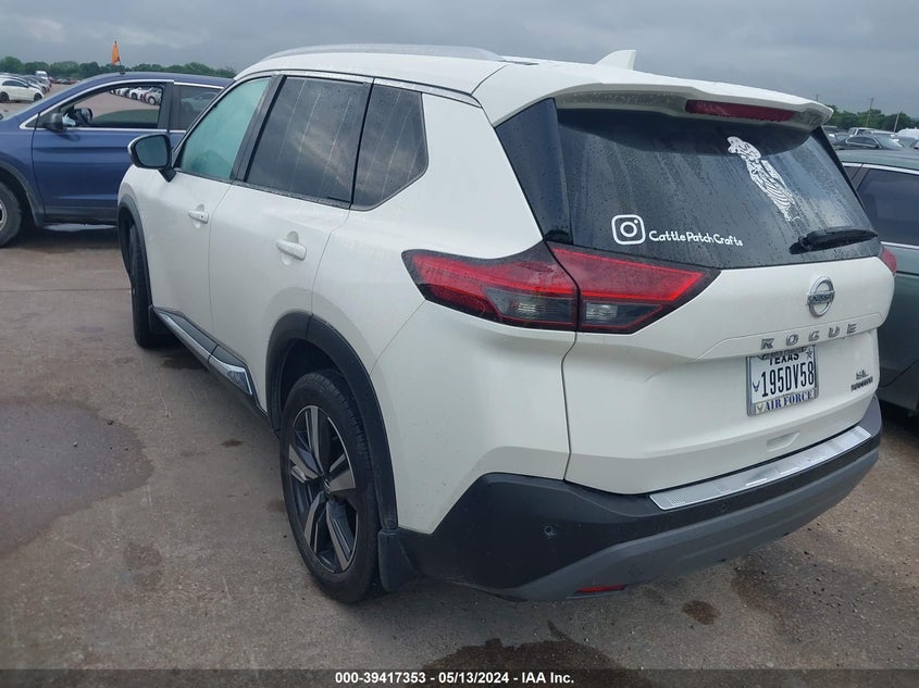 2021 NISSAN ROGUE SL FWD - JN8AT3CA0MW012707