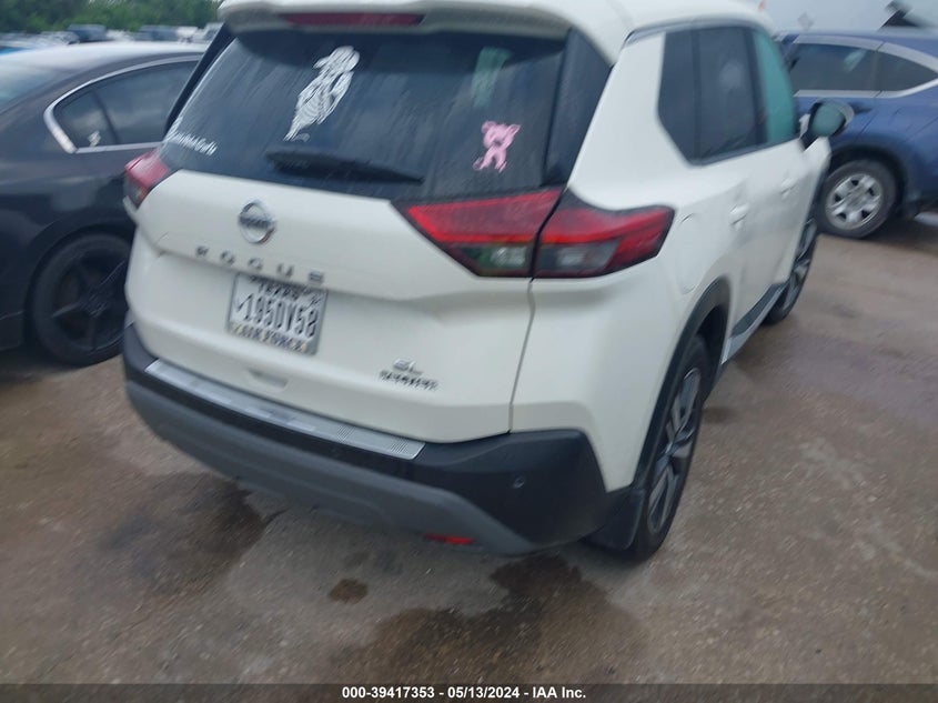 2021 NISSAN ROGUE SL FWD - JN8AT3CA0MW012707