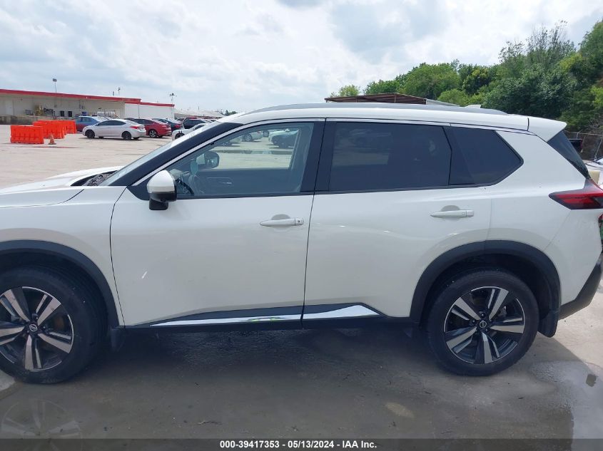 2021 Nissan Rogue Sl Fwd VIN: JN8AT3CA0MW012707 Lot: 39417353