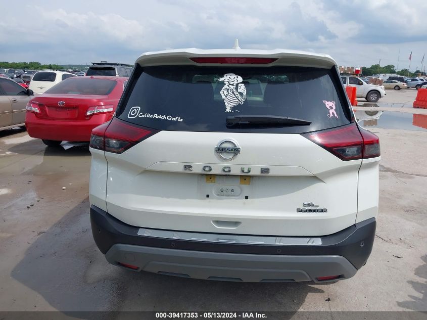 2021 Nissan Rogue Sl Fwd VIN: JN8AT3CA0MW012707 Lot: 39417353