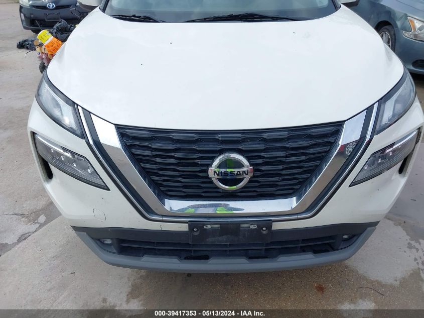 2021 Nissan Rogue Sl Fwd VIN: JN8AT3CA0MW012707 Lot: 39417353