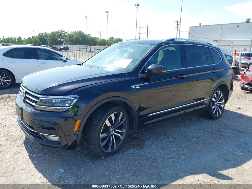 2018 Volkswagen Tiguan 2.0T Sel Premium VIN: 3VV5B7AX3JM133131 Lot: 39417357