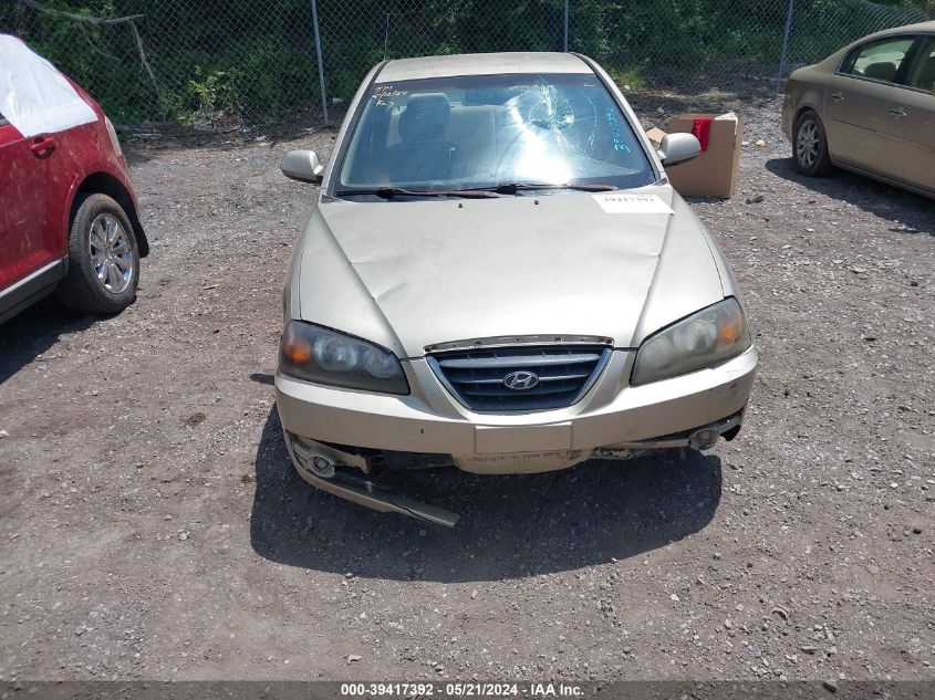 2006 Hyundai Elantra Gls/Limited VIN: KMHDN46D06U244863 Lot: 39417392