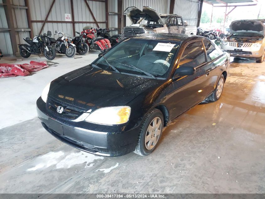 2001 Honda Civic Ex VIN: 1HGEM22951L013197 Lot: 39417394