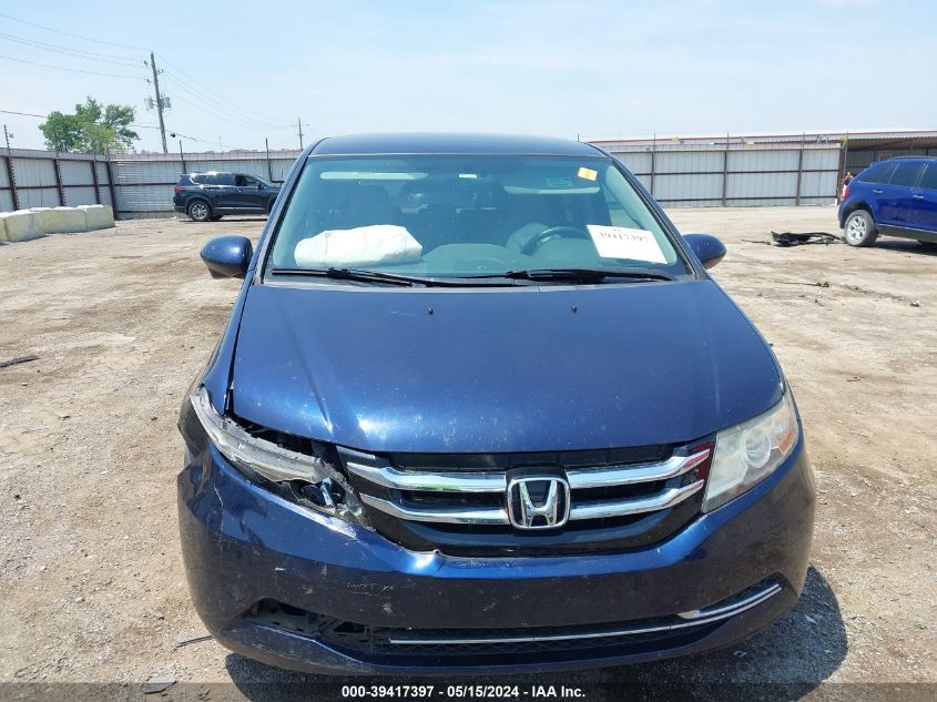 2014 Honda Odyssey Ex VIN: 5FNRL5H49EB042386 Lot: 39417397