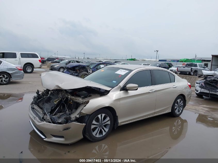 2013 Honda Accord Lx VIN: 1HGCR2F3XDA083566 Lot: 39417403