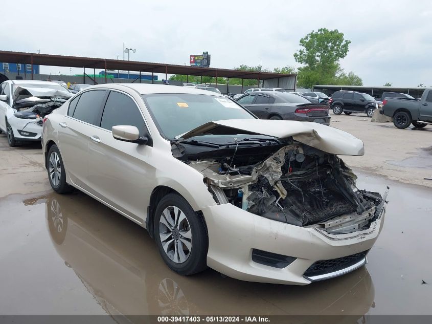 2013 Honda Accord Lx VIN: 1HGCR2F3XDA083566 Lot: 39417403