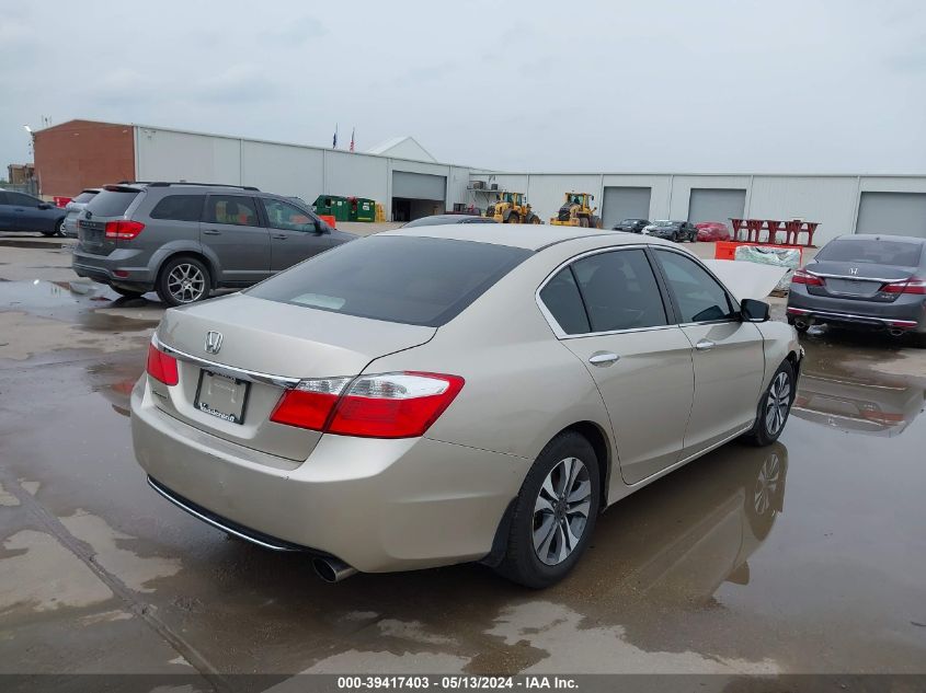 2013 Honda Accord Lx VIN: 1HGCR2F3XDA083566 Lot: 39417403