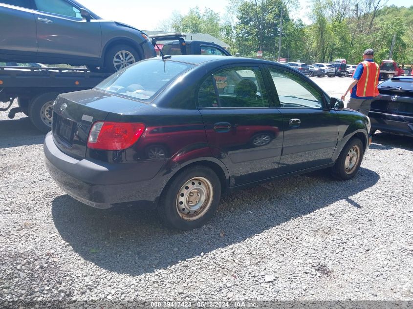 2009 Kia Rio Lx/Sx VIN: KNADE223496445502 Lot: 39417423