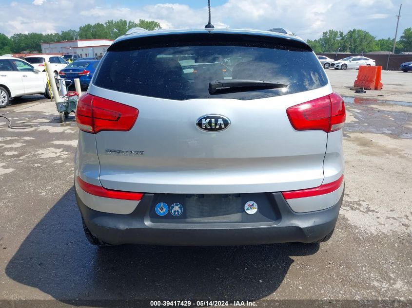 2016 Kia Sportage Lx VIN: KNDPB3AC5G7797480 Lot: 39417429