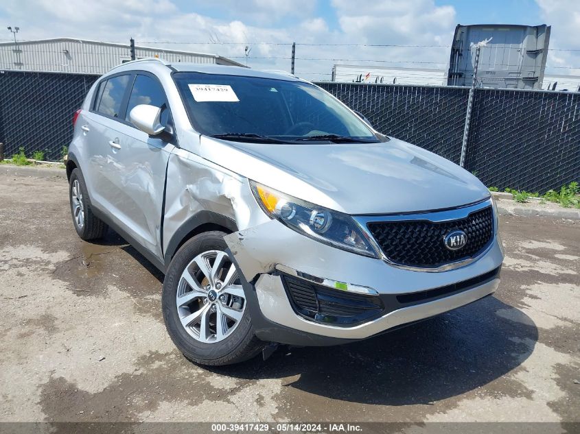 2016 Kia Sportage Lx VIN: KNDPB3AC5G7797480 Lot: 39417429