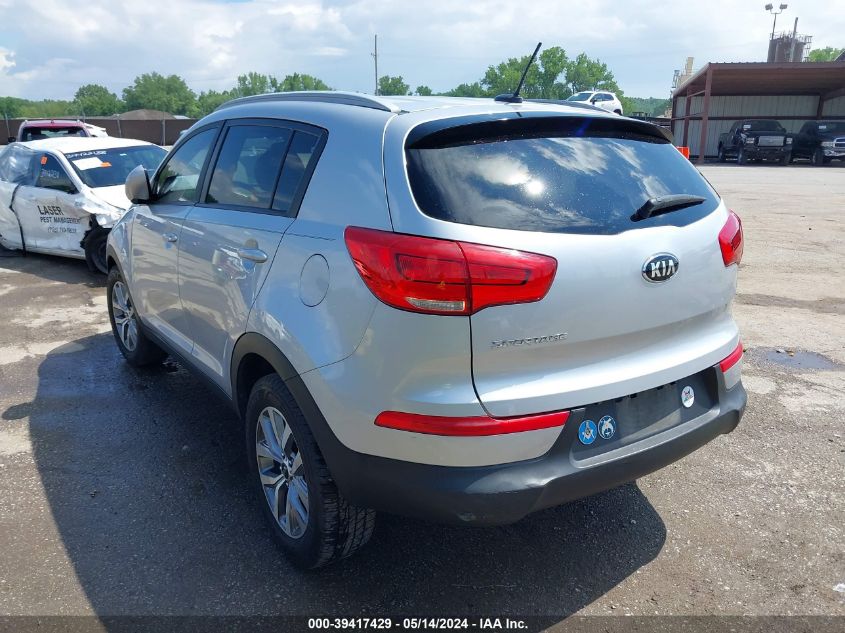 2016 Kia Sportage Lx VIN: KNDPB3AC5G7797480 Lot: 39417429