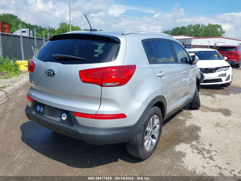 2016 Kia Sportage Lx VIN: KNDPB3AC5G7797480 Lot: 39417429