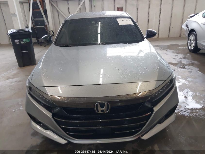 2021 Honda Accord Sport VIN: 1HGCV1F31MA023200 Lot: 39417435