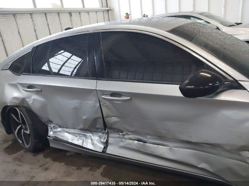 2021 Honda Accord Sport VIN: 1HGCV1F31MA023200 Lot: 39417435