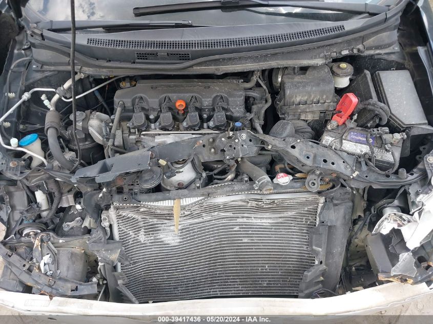 2013 Honda Civic Lx VIN: 19XFB2F58DE081474 Lot: 39417436