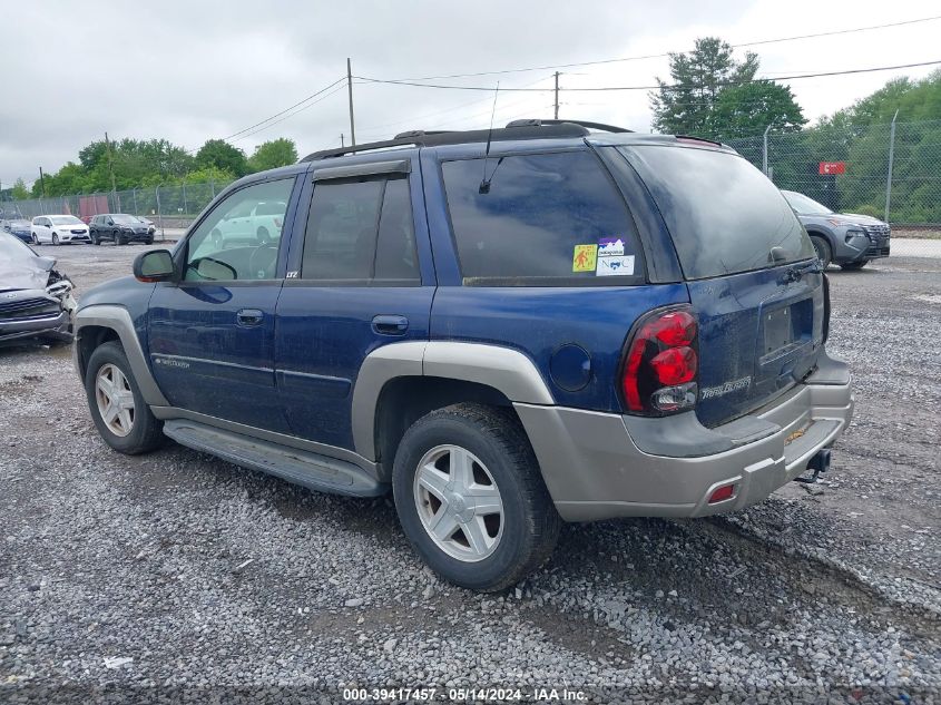 2002 Chevrolet Trailblazer Ltz VIN: 1GNDT13S222296150 Lot: 39417457