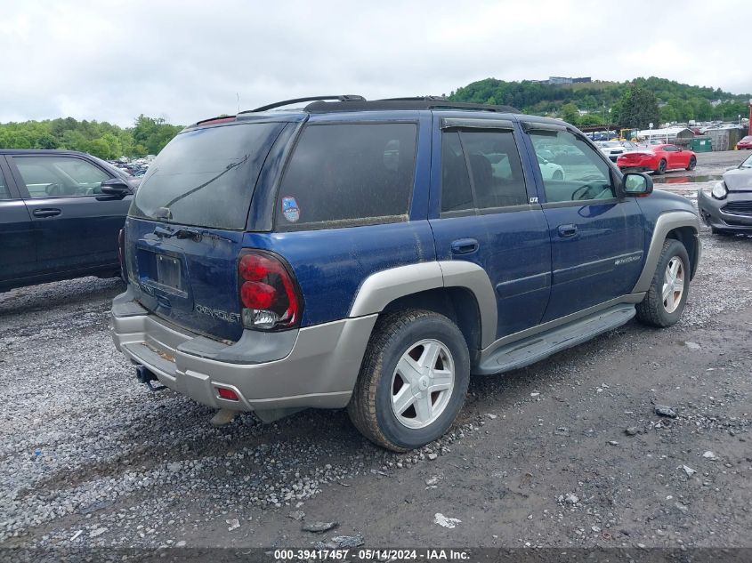 2002 Chevrolet Trailblazer Ltz VIN: 1GNDT13S222296150 Lot: 39417457