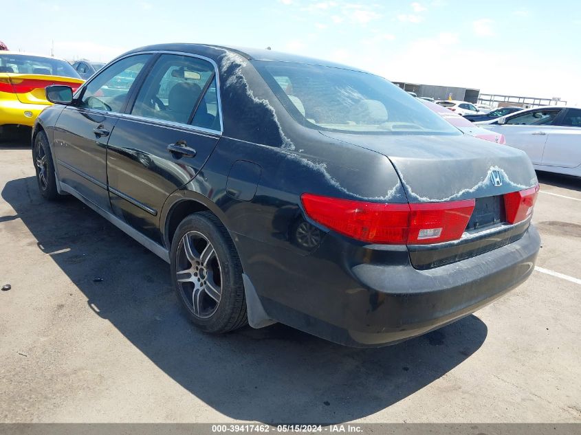 2005 Honda Accord 3.0 Lx VIN: 1HGCM663X5A026050 Lot: 39417462