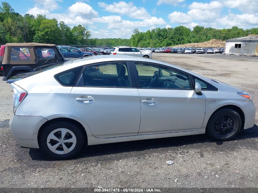 2013 Toyota Prius Two VIN: JTDKN3DUXD1682023 Lot: 39417475